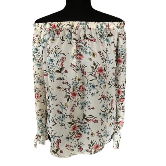 NWOT One Clothing Los Angeles Floral Off the Shoulder Top, size Medium - Picture 1 of 6
